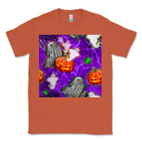 Copper tombstone and ghosts seamless paternal Classic Tee - BundleAndBundleShop