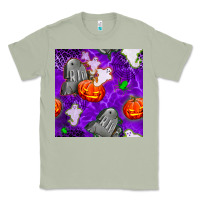 Matcha tombstone and ghosts seamless paternal Classic Tee - BundleAndBundleShop