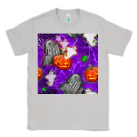 Moon Dust tombstone and ghosts seamless paternal Classic Tee - BundleAndBundleShop