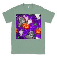 Sage tombstone and ghosts seamless paternal Classic Tee - BundleAndBundleShop