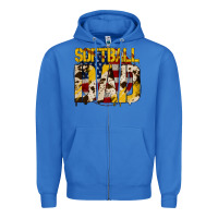 True Royal softball dad Zipper Hoodie - Jasminsmagicworld