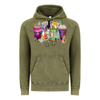 Vintage Olive boss babe coffee cups Vintage Hoodie - Zillion Design Studio