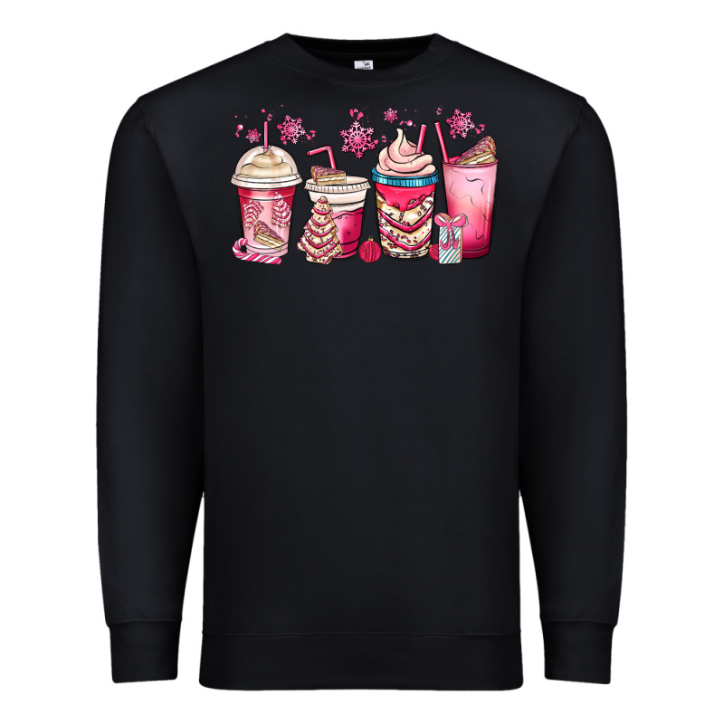 Christmas Debbie Cake White Coffee Cups Premium Sweatshirt by MaliasSmallBusiness | Teevron