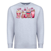 Heather Grey christmas debbie cake white coffee cups Premium Sweatshirt - MaliasSmallBusiness