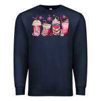 Navy christmas debbie cake white coffee cups Premium Sweatshirt - MaliasSmallBusiness