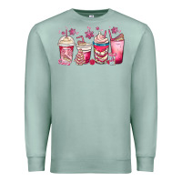 Seafoam christmas debbie cake white coffee cups Premium Sweatshirt - MaliasSmallBusiness