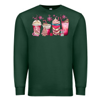 Sports Green christmas debbie cake white coffee cups Premium Sweatshirt - MaliasSmallBusiness