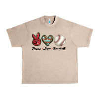 French Oak peace love west Urban Heavy Tee - BarkalooDesign