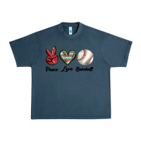 Midnight Navy peace love west Urban Heavy Tee - BarkalooDesign
