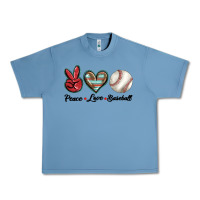 Pebble Blue peace love west Urban Heavy Tee - BarkalooDesign