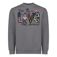 Storm for the lovee of america gnome Heavyweight Sweatshirt - CowhideDigitalArt