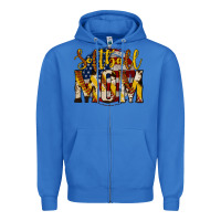 True Royal softball mom Zipper Hoodie - Jasminsmagicworld