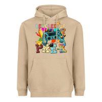 Mushroom leveled up pre k Heavyweight Hoodie - NancyCooperArtShop