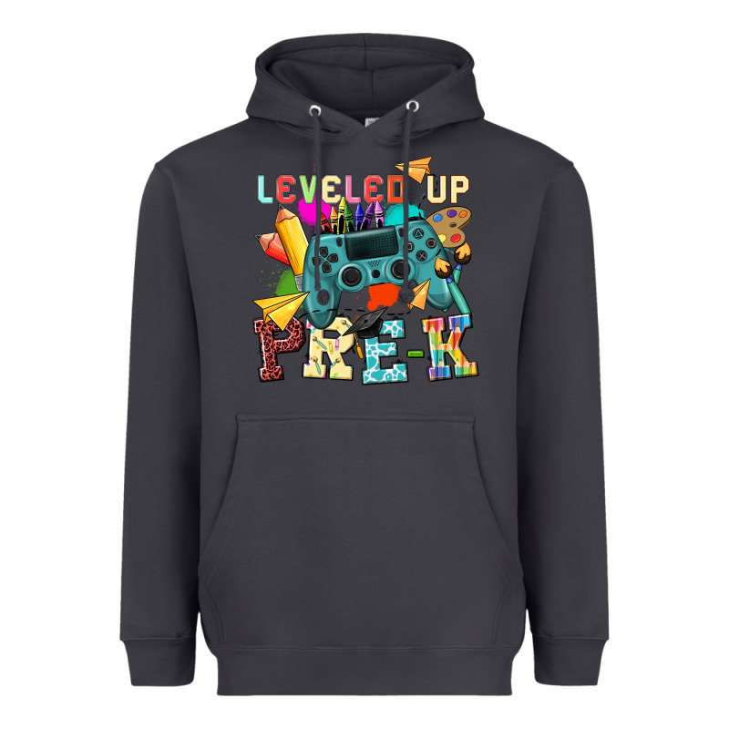 Leveled Up Pre K Heavyweight Hoodie by NancyCooperArtShop | Teevron