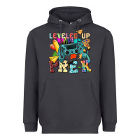 Smoke leveled up pre k Heavyweight Hoodie - NancyCooperArtShop