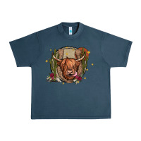 Midnight Navy cow Urban Heavy Tee - JahusDesignShop