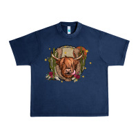 Navy cow Urban Heavy Tee - JahusDesignShop