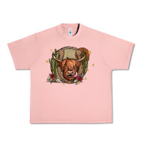 Salmon cow Urban Heavy Tee - JahusDesignShop