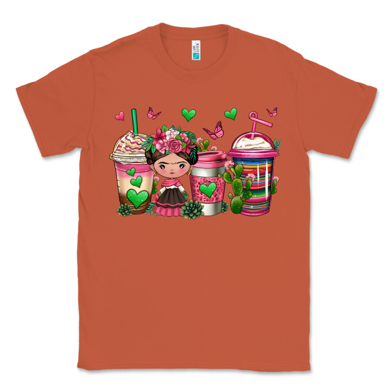 Mexican Coffee Cups Cafecito Classic Tee by Jasminsmagicworld | Teevron