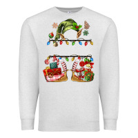 Oatmeal Heather customize christmas elf Premium Sweatshirt - MaliasSmallBusiness