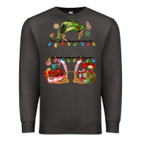 Smoke customize christmas elf Premium Sweatshirt - MaliasSmallBusiness