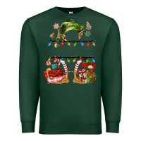 Sports Green customize christmas elf Premium Sweatshirt - MaliasSmallBusiness