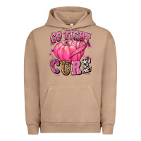 Pigment Burro go fight cure pumpkin Urban Hoodie - texasbilliewilder