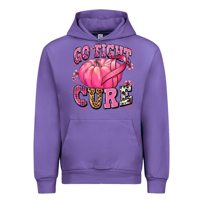 Go Fight Cure Pumpkin Urban Hoodie by texasbilliewilder | Teevron