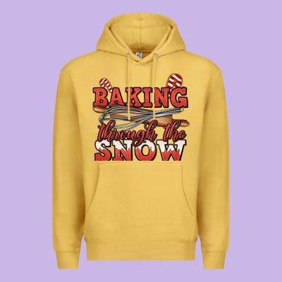 Baking Through The Snow Christmas Premium Hoodie Designed By Jasminsmagicworld
