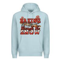 Blue Mist baking through the snow christmas Premium Hoodie - Jasminsmagicworld