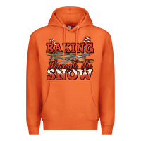 Carrot baking through the snow christmas Premium Hoodie - Jasminsmagicworld