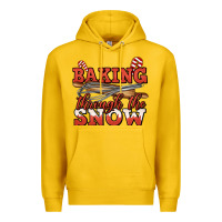 Lemon baking through the snow christmas Premium Hoodie - Jasminsmagicworld