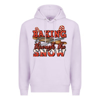 Lilac baking through the snow christmas Premium Hoodie - Jasminsmagicworld