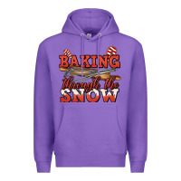 Purple baking through the snow christmas Premium Hoodie - Jasminsmagicworld