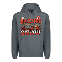 Rock baking through the snow christmas Premium Hoodie - Jasminsmagicworld