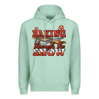 Seafoam baking through the snow christmas Premium Hoodie - Jasminsmagicworld