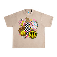 French Oak retro softball Urban Heavy Tee - JahusDesignShop