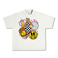 Pistachio retro softball Urban Heavy Tee - JahusDesignShop