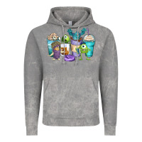 Cloud Rock cartoon characters coffee cups Vintage Hoodie - Zillion Design Studio