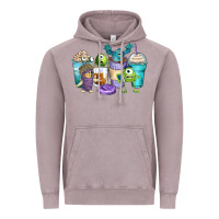 Vintage Zinc cartoon characters coffee cups Vintage Hoodie - Zillion Design Studio
