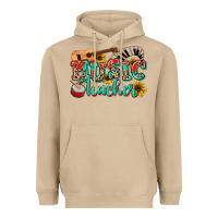 Mushroom music teacher Heavyweight Hoodie - NancyCooperArtShop
