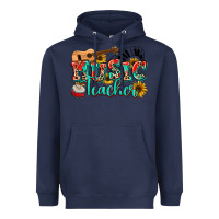 Navy music teacher Heavyweight Hoodie - NancyCooperArtShop