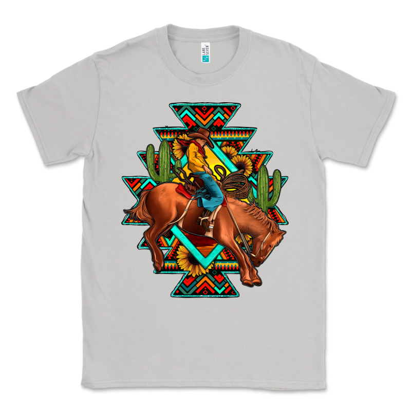 Aztec Rodeo Cowboy Classic Tee by JahusDesignShop | Teevron