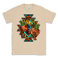 Mushroom aztec rodeo cowboy Classic Tee - JahusDesignShop
