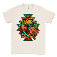 Natural aztec rodeo cowboy Classic Tee - JahusDesignShop