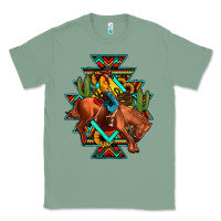 Sage aztec rodeo cowboy Classic Tee - JahusDesignShop