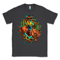 Smoke aztec rodeo cowboy Classic Tee - JahusDesignShop