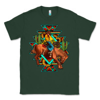 Sports Green aztec rodeo cowboy Classic Tee - JahusDesignShop
