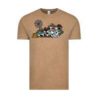 Vintage Coffee ky yall western Vintage Tee - CowhideDigitalArt