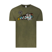 Vintage Olive ky yall western Vintage Tee - CowhideDigitalArt